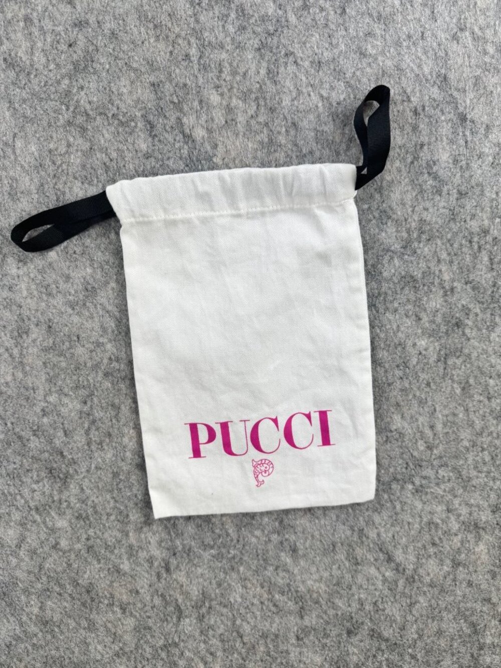Pucci Dust Bag Small Cotton Approx 7x10